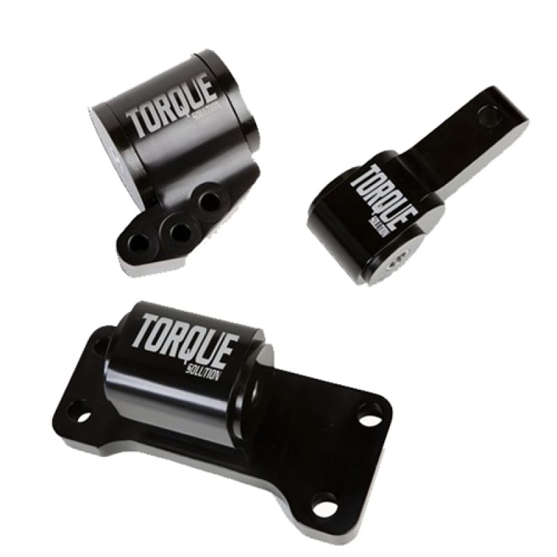 Torque Solution — Torque Solution Mitsubishi EVO VII-IX Billet 3 piece mount Kit, 5 Speed Transmission