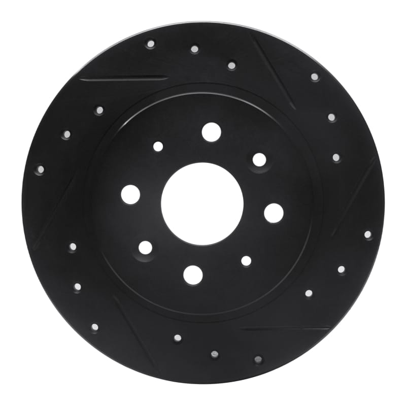 R1 Concepts — R1 98-03 Kia Sephia Rear Right Drilled & Slotted Black Brake Rotor
R1 Brake Rotor Drill