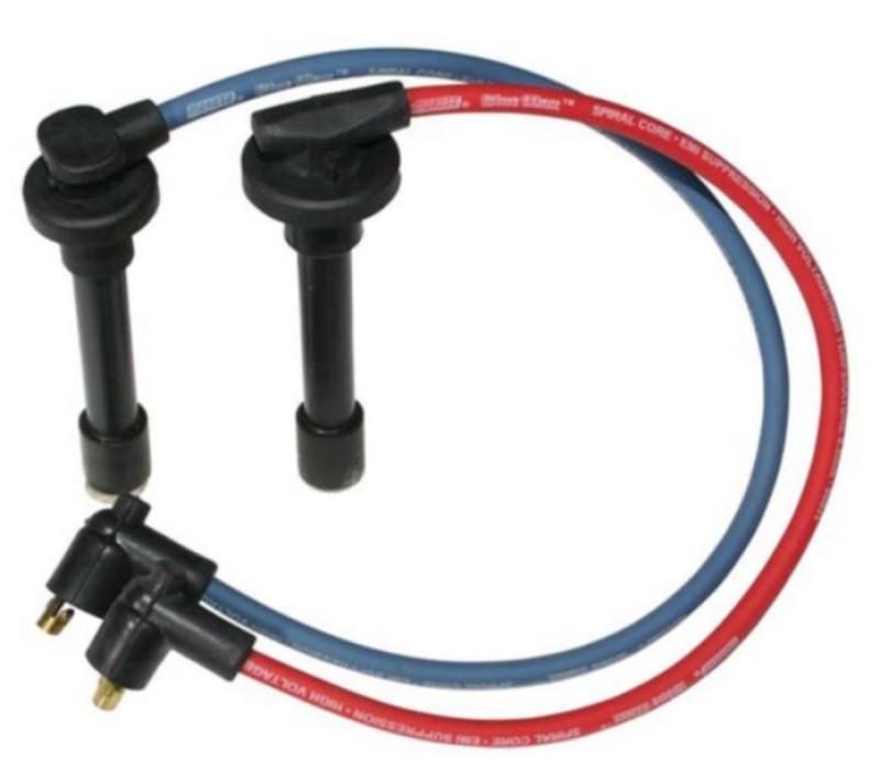 Moroso — Moroso Custom Ignition Wire Set - Blue Max - Spiral Core - Colored High Temp Wire Separators - Red