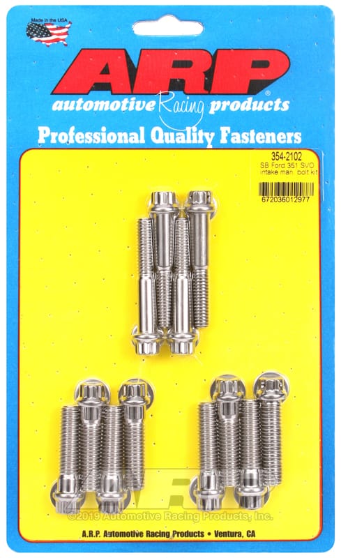 ARP — ARP SB Ford 351 SVO Intake Manifold Bolt Kit