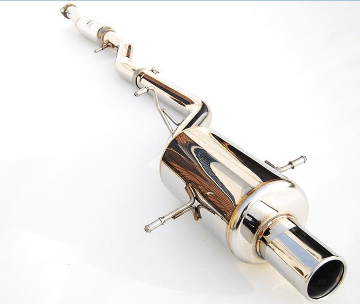 Invidia — Invidia 02+ WRX/STi 76mm G200 Titanium Tip Cat-back Exhaust
