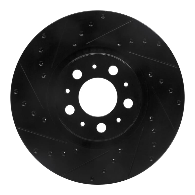 R1 Concepts — R1 03-09 Volvo S60 Front Left Drilled & Slotted Black Brake Rotor
R1 Brake Rotor Drill