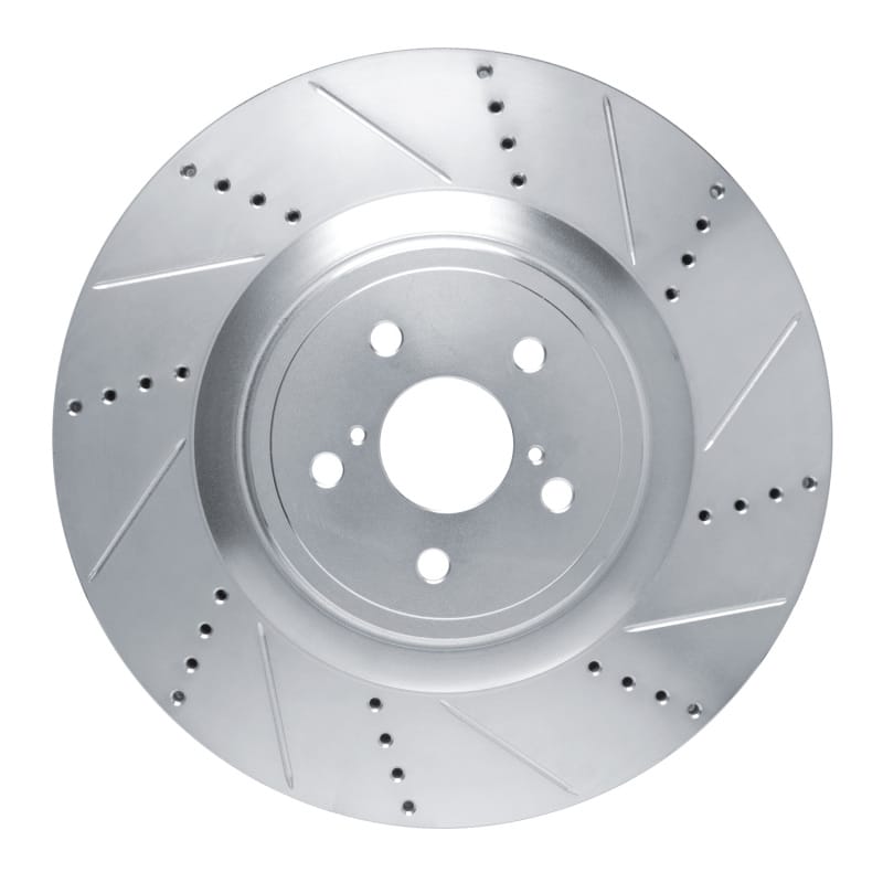 R1 Concepts — R1 15-22 Lexus RC F Right Front Drilled & Slotted Silver Brake Rotor
R1 Brake Rotor Drill
