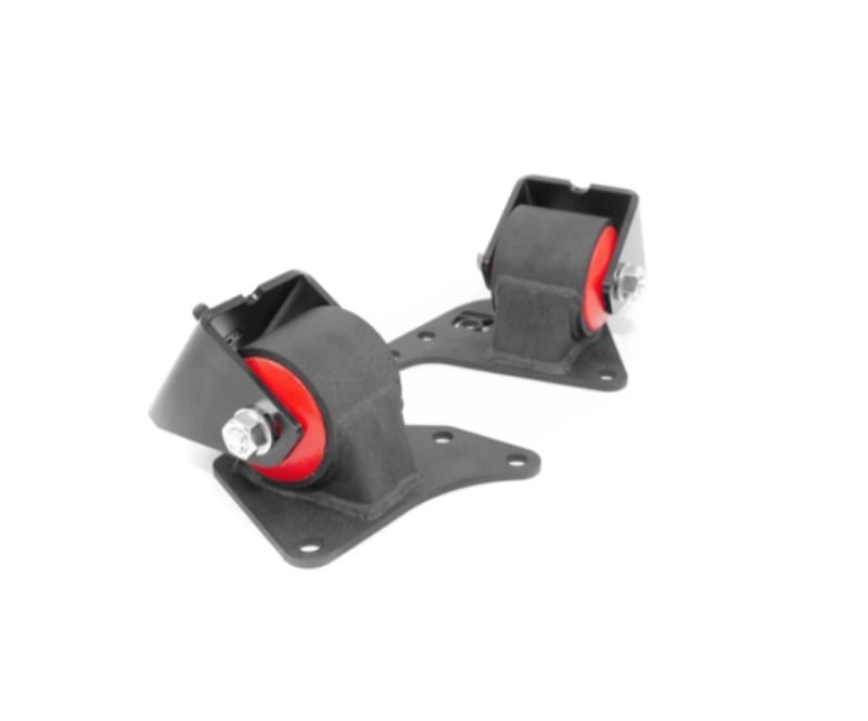 Innovative Mounts — Innovative 99-00 Mazda Miata NB 1.8L Black Steel Replacement Mounts 75A Bushings (No Trans Mount)