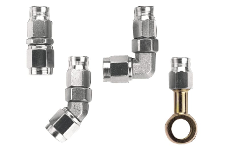 Fragola — Fragola -6AN Race-Rite Crimp-On Hose End Straight