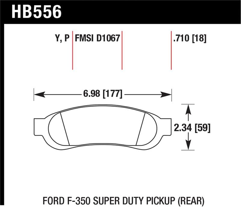 Hawk Performance — LTS Disc Brake Pad