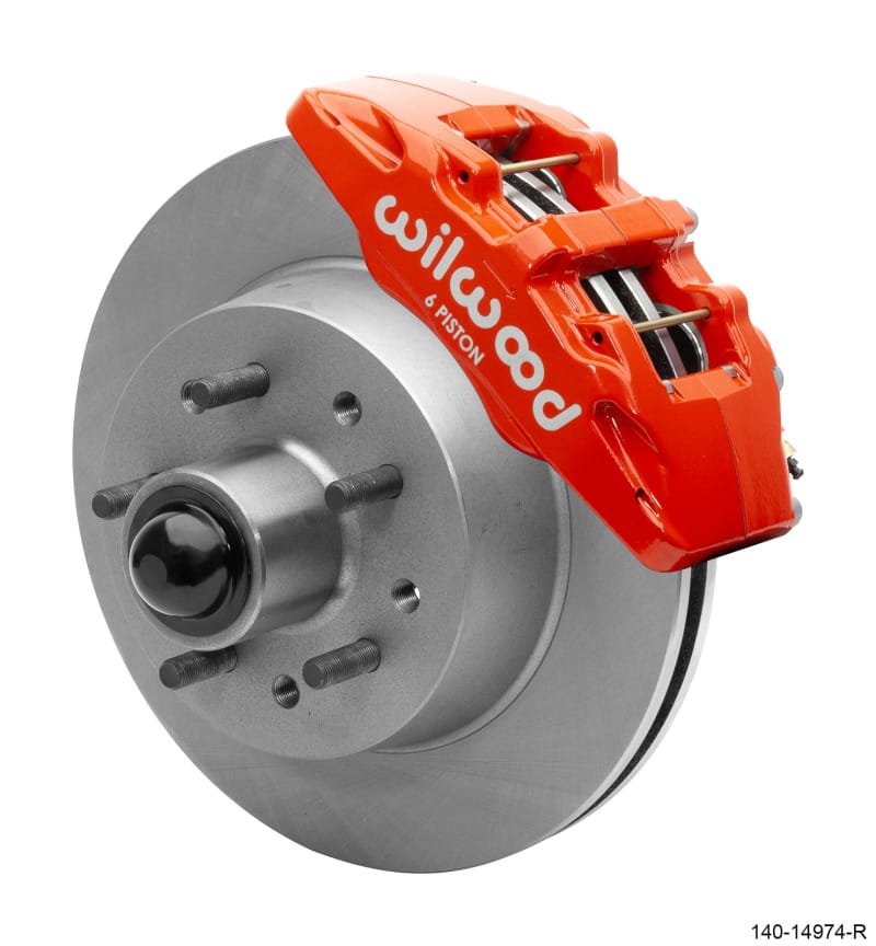 Wilwood — Wilwood Dynapro 6 Front Hub Kit 11.86in 51-59 Chevrolet 1500 1/2 Ton - Red
BRAKE KIT