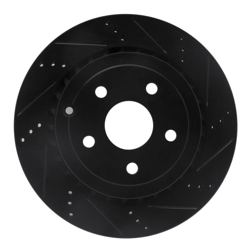 R1 Concepts — R1 08-17 Chevrolet SS Rear Right Drilled & Slotted Black Brake Rotor
R1 Brake Rotor Drill