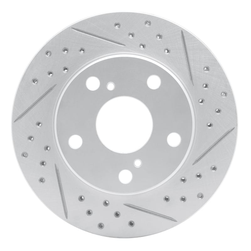R1 Concepts — R1 92-01 Toyota Camry Front Right Drilled & Slotted Geo-Carbon Rotor