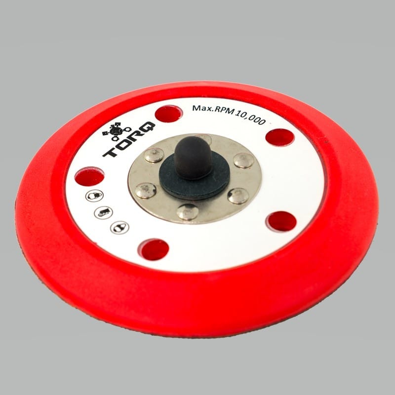 Chemical Guys — Chemical Guys TORQ R5 Dual-Action Red Backing Plate w/Hyper Flex Technology - 3in