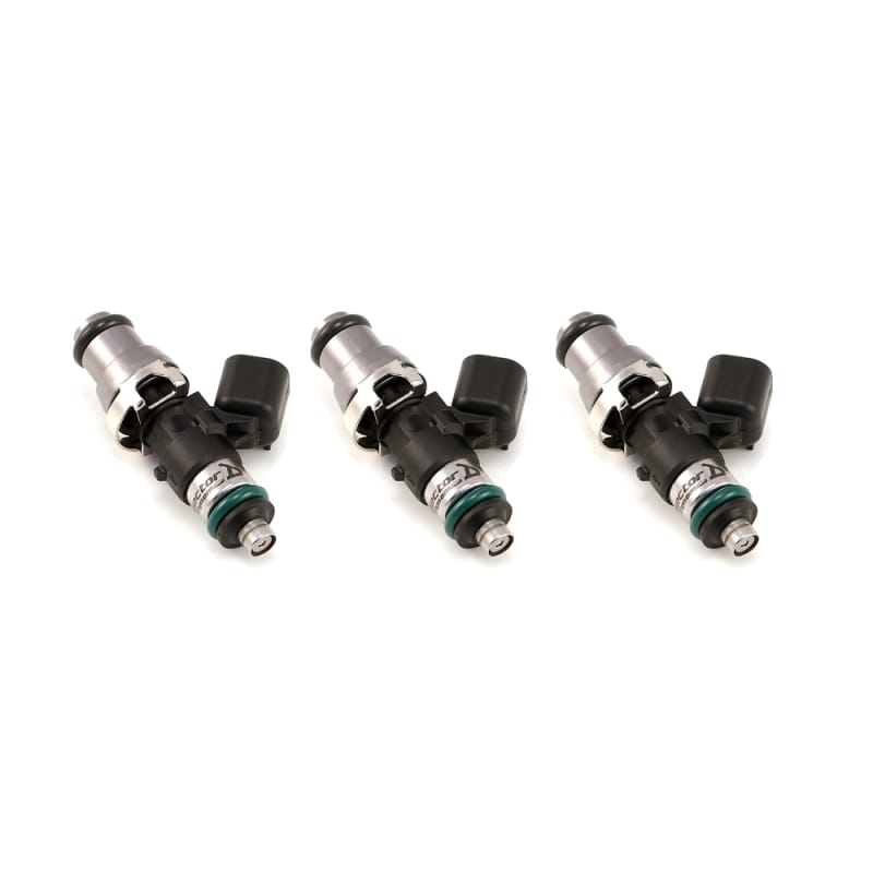 Injector Dynamics — Injector Dynamics 1340cc Injectors - 48mm Length - 14mm Grey Top - 14mm Lower O-Ring (Set of 3)
