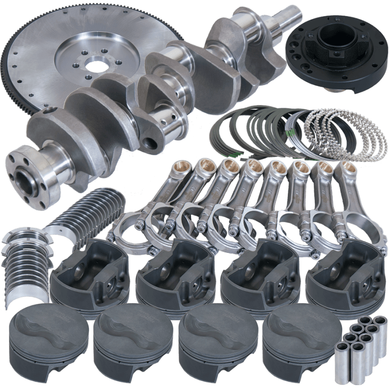 Eagle — Eagle Ford 302 3.400in Crank 5.400in I-Beam Rods 4.000in Pistons 157 Tooth FW Balanced Assembly
Bal Str & Strip Assy