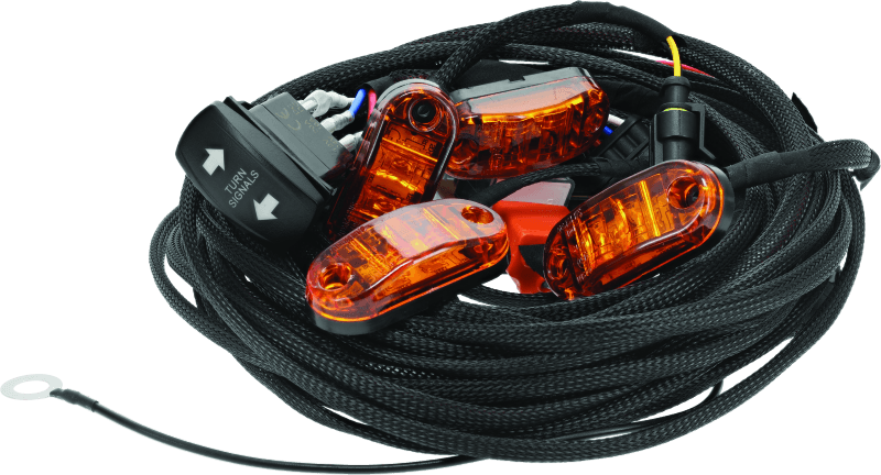 DragonFire Racing — Light Whip Harness, 4-Seat, Dual, Black