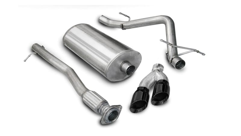 CORSA Performance — Corsa 10-10 GMC Sierra Denali 6.2L V8 3in Cat-Back Single Side w Twin 4in Black Pro-Series T
Exhaust