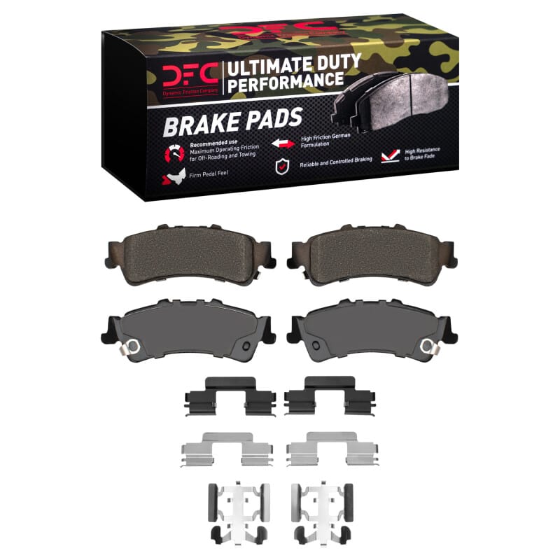 DFC — DFC 03-07 Chevrolet Silverado 1500 Classic Rear Ultimate Duty Perf Brake Pads & Hardware Kit
DFC Brake Pad Set