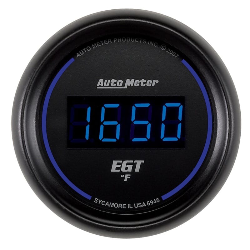 AutoMeter — Autometer Cobalt Digital 52.4mm 0-2000 deg F Pyrometer
GA 2" EGT 2000F CBD