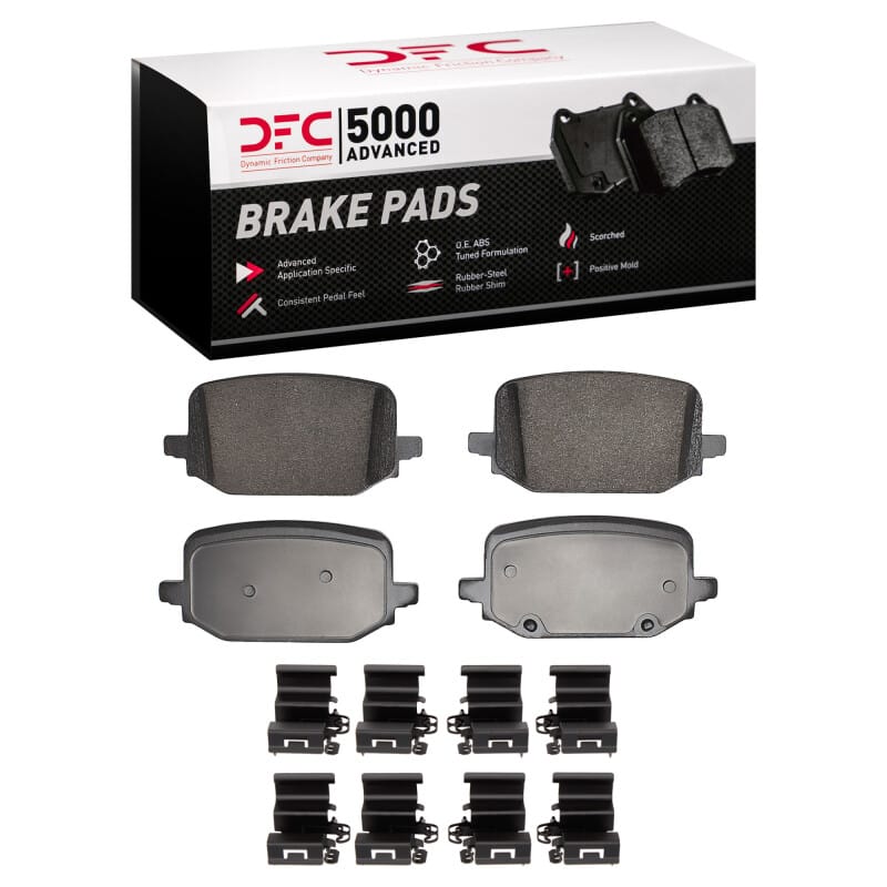 DFC — DFC 20-25 Ford Explorer Rear 5000 Advanced Ceramic Brake Pads and Hardware Kit