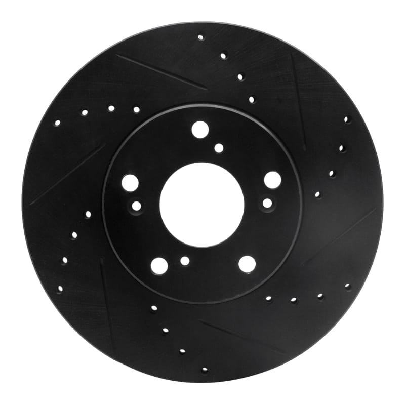 R1 Concepts — R1 06-15 Honda Civic Front Right Drilled & Slotted Black Brake Rotor
R1 Brake Rotor Drill