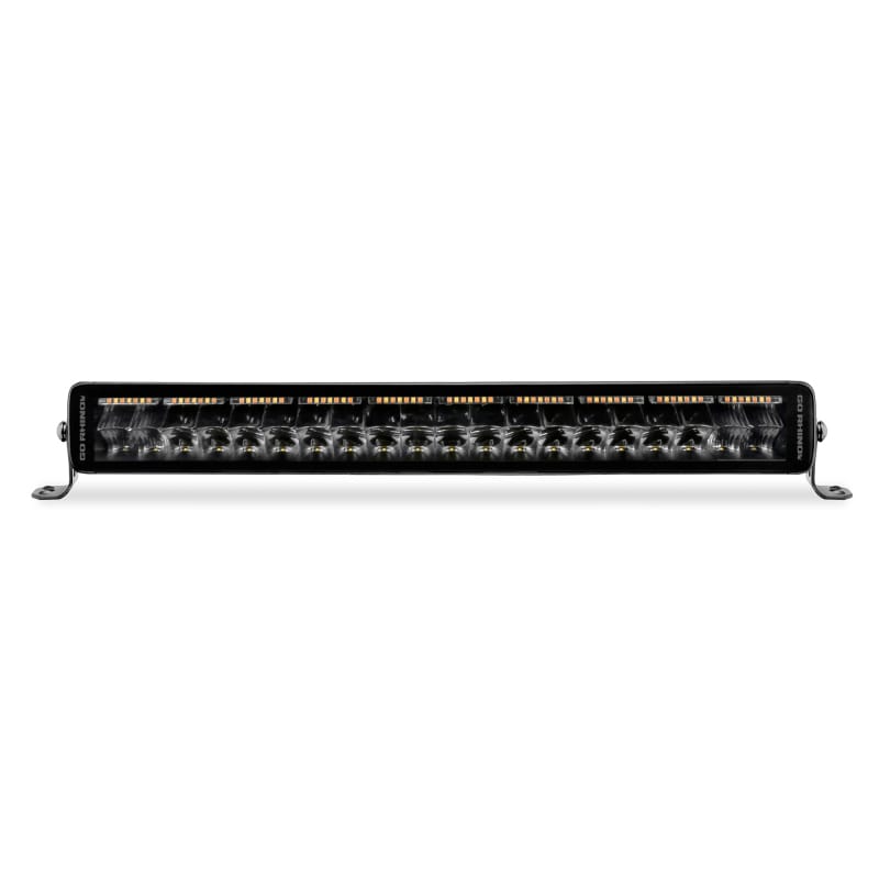 Go Rhino — Go Rhino Xplor Blackout Combo Series Dbl Row LED Light Bar w/Amber (Side/Track Mount) 21.5in. - Blk
BLKOUT - 20"LightBar