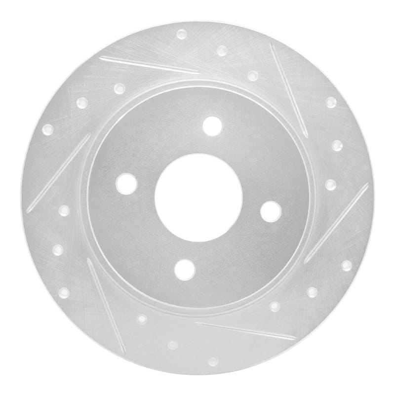 R1 Concepts — R1 18-22 Ford Ecosport Rear Right Drilled & Slotted Silver Brake Rotor
R1 Brake Rotor Drill