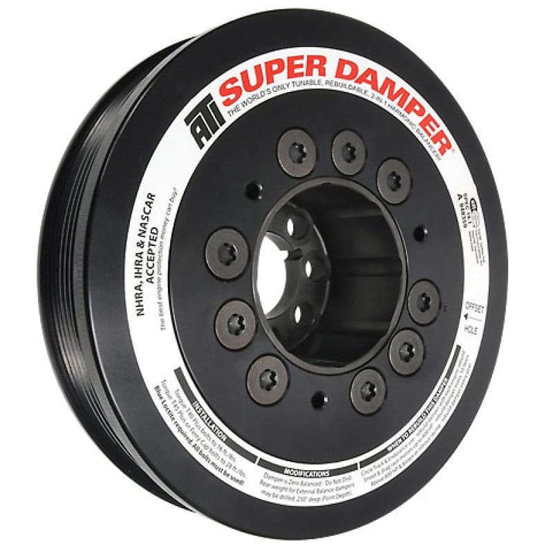 ATI — ATI Damper - 6.570in - Steel - 6 Grv - Audi - High HP - Race Version