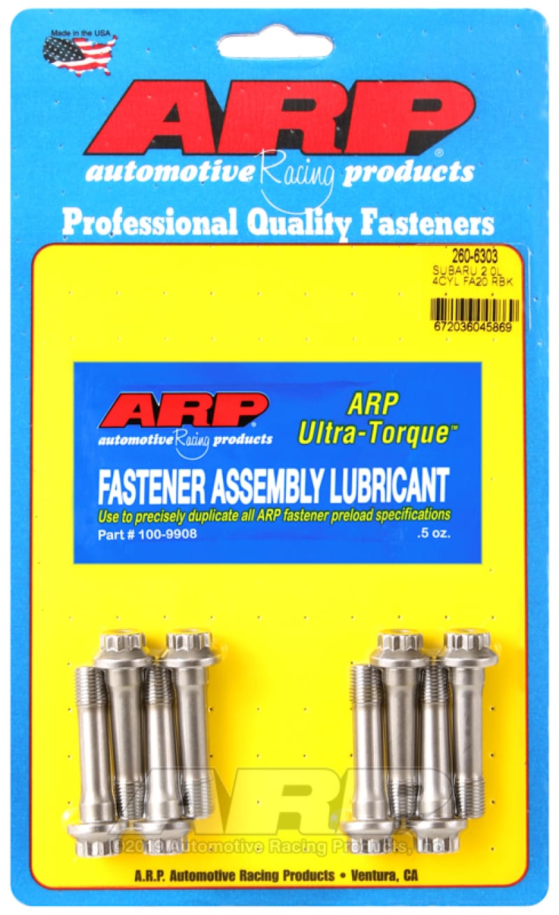 ARP — ARP Subaru FA20 2.0L Rod Bolt Kit