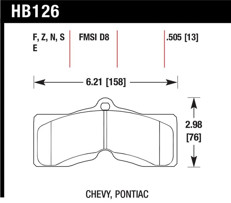 Hawk Performance — Performance Ceramic Disc Brake Pad