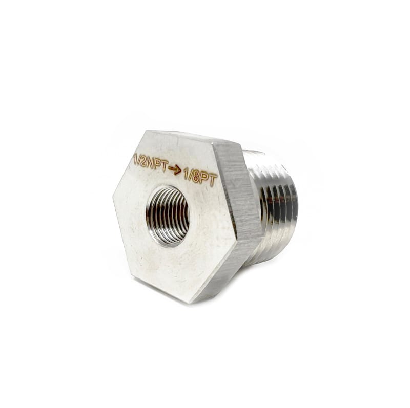 Torque Solution — Torque Solution 1/2 NPT to 1/8 PT Sensor Adapter Plug