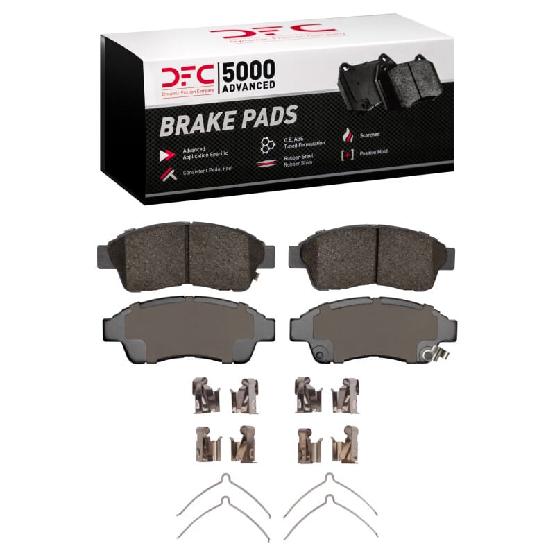 DFC — DFC 92-03 Geo Prizm Front 5000 Advanced Ceramic Brake Pads and Hardware Kit
DFC Brake Pad Set
