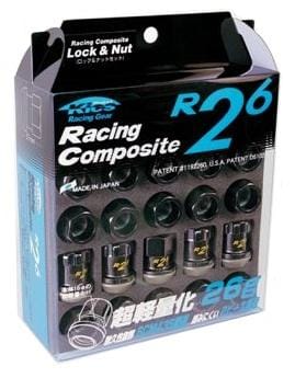 Project Kics — Project Kics 12X1.25 Black R26 Lug Nuts - 16+4
