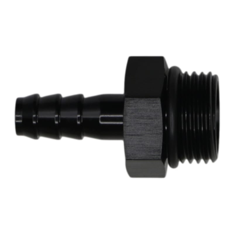 DeatschWerks — DeatschWerks 8AN ORB Male to 5/16in Male Triple Barb Fitting (Incl O-Ring) - Anodized Matte Black
Lines & Fittings