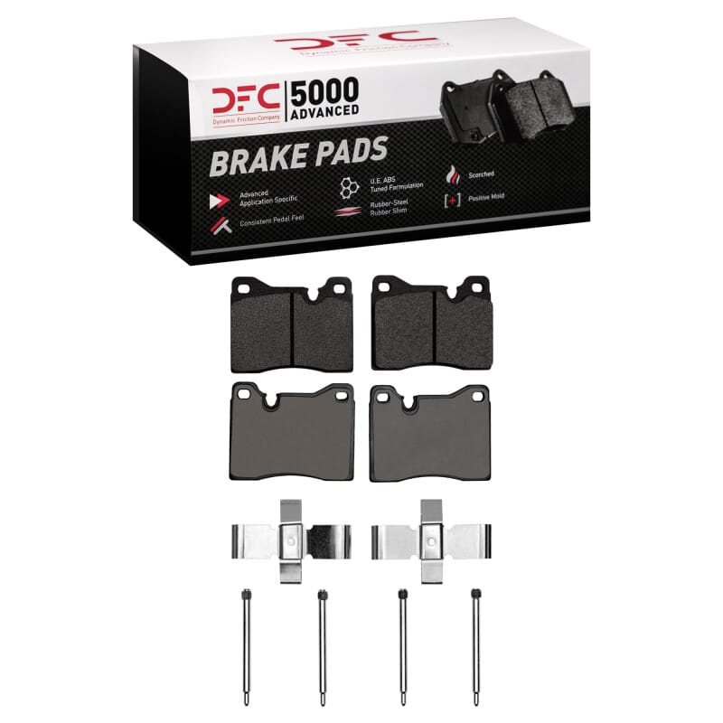DFC — DFC 76-86 BMW 630CSi Front 5000 Advanced Low Metallic Brake Pads and Hardware Kit
DFC Brake Pad Set