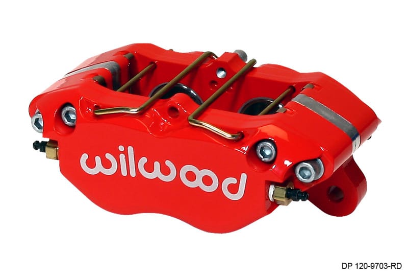 Wilwood — Wilwood Caliper-Dynapro 5.25in Mount - Red 1.38in Pistons .81in Disc
BRAKE CALIPER