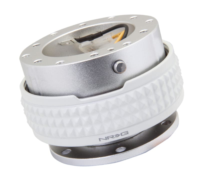 NRG — NRG Quick Release Kit - Pyramid Edition - Silver Body / Glow In The Dark Pyramid Ring