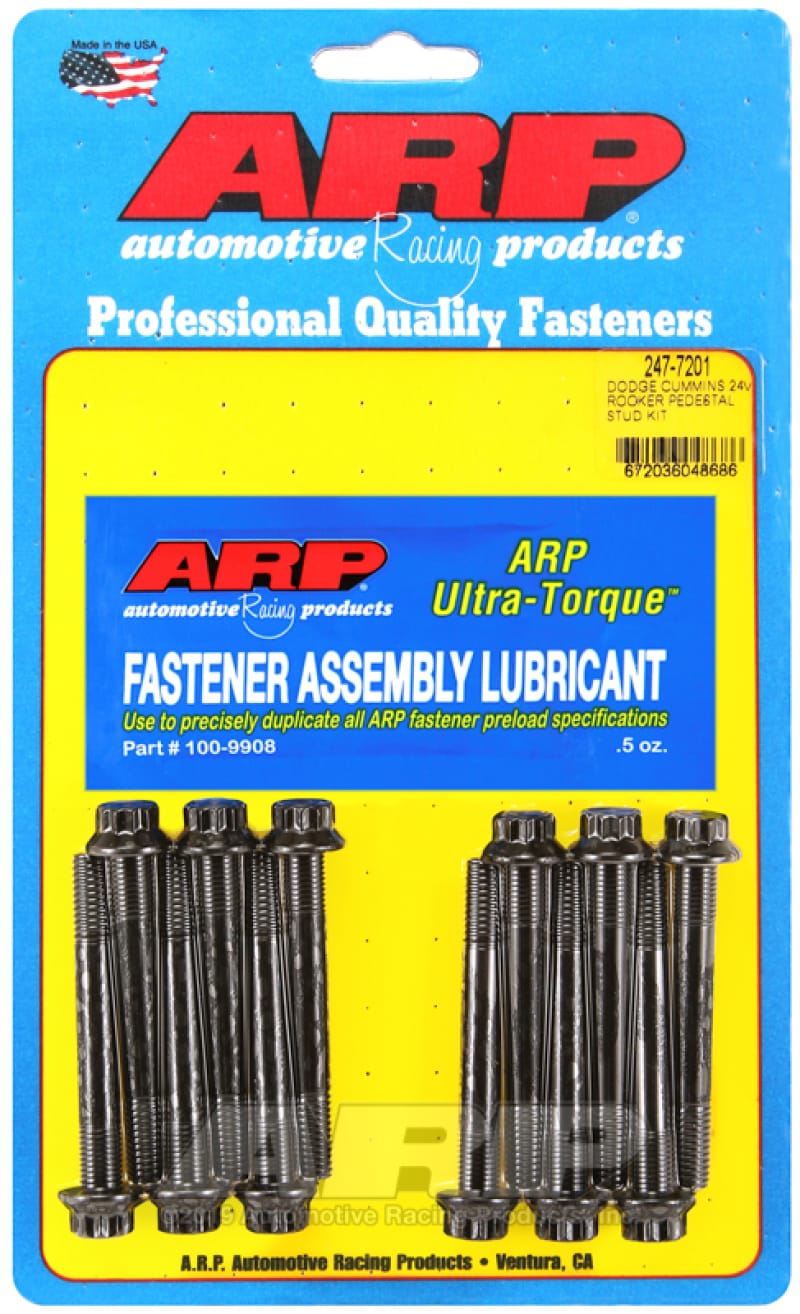 ARP — ARP Dodge Cummins 24V Rocker Pedestal Rocker Stud Kit