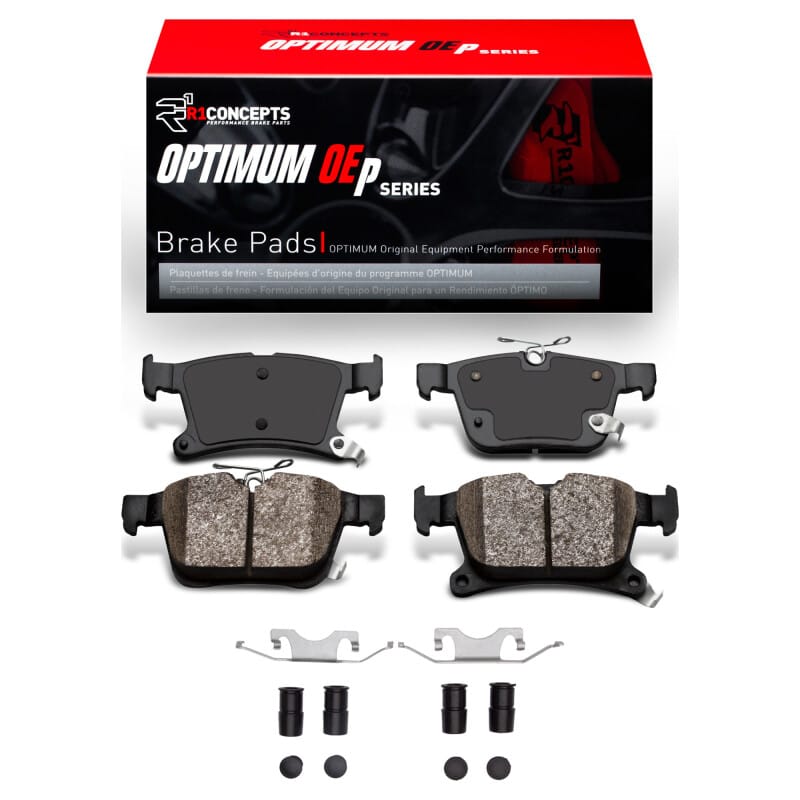 R1 Concepts — R1 17-24 Chrysler Grand Caravan Rear Optimum OE Pads & Hardware Kit
R1 Optimum Oe Pads a