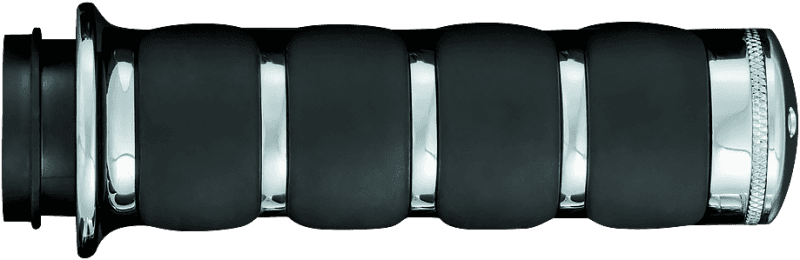Kuryakyn — Kuryakyn ISO Grips Without Throttle Boss Throttle-By-Wire Chrome