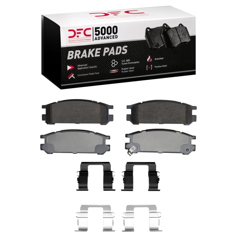 DFC — DFC 90-94 Subaru Legacy Rear 5000 Advanced Ceramic Brake Pads and Hardware Kit
DFC Brake Pad Set
