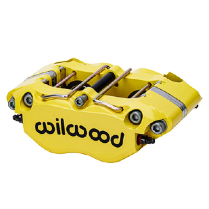 Wilwood — Wilwood Narrow Dynapro 4.75in Mount 1.12/1.12in Pistons .950in Disc - Yellow Caliper