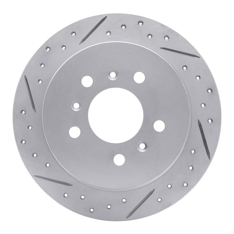 R1 Concepts — R1 06-10 Buick Lacrosse Rear Left Drilled & Slotted Geo-Carbon Rotor