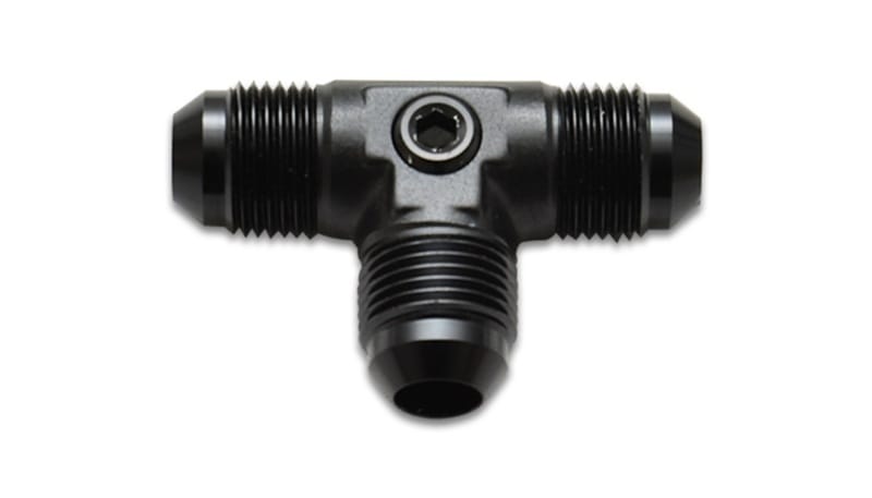 Vibrant — Vibrant -6AN to -6AN Male Tee Adapter Fitting with 1/8in NPT Port
6ANMLTFtg1/8"NPTPort
-6ANMLTeeFtg1/8"Port
AN Fitting