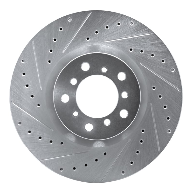 R1 Concepts — R1 00-03 BMW M5 Right Front Drilled & Slotted Silver Brake Rotor
R1 Brake Rotor Drill