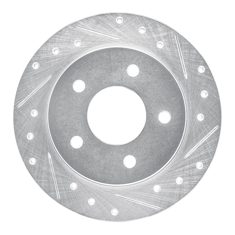 R1 Concepts — R1 88-94 Buick Regal Rear Right Drilled & Slotted Silver Brake Rotor
R1 Brake Rotor Drill
