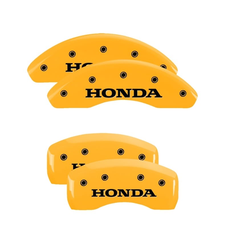 MGP — MGP 4 Caliper Covers Engraved Front & Rear Honda Yellow Finish Black Char 1998 Honda Prelude
Caliper Covers