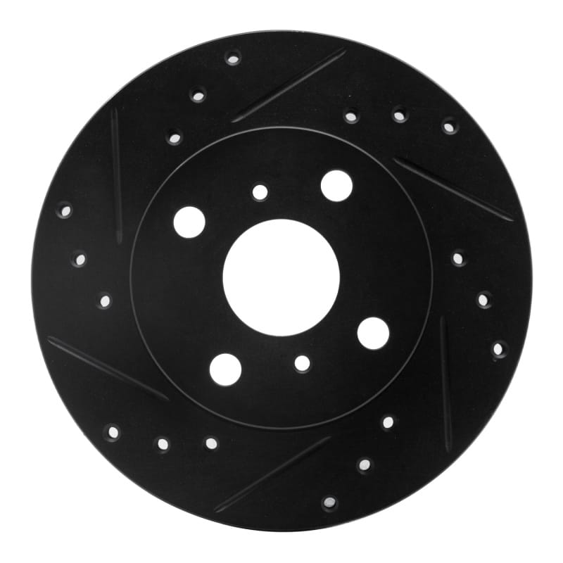 R1 Concepts — R1 90-91 Toyota Celica Front Left Drilled & Slotted Black Brake Rotor
R1 Brake Rotor Drill