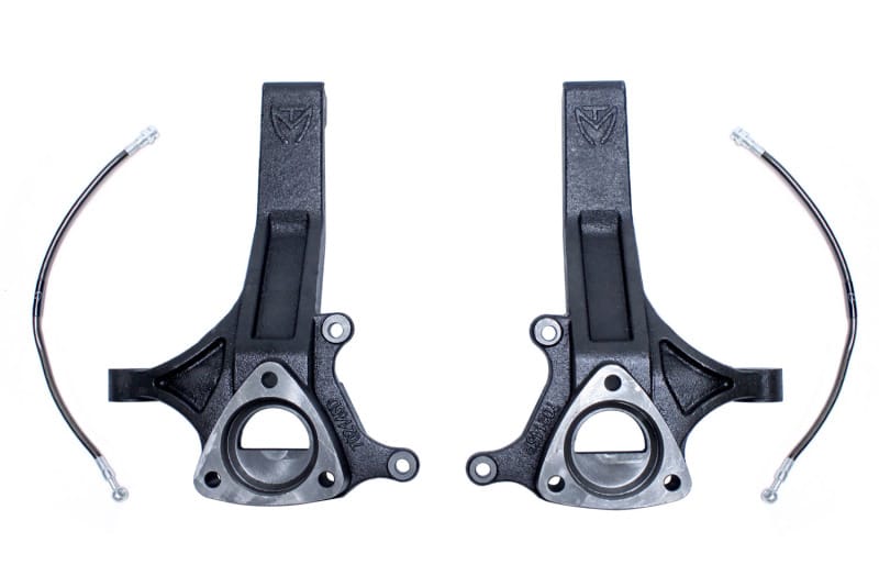 Maxtrac — MaxTrac 02-18 Dodge RAM 1500 2WD 4.5in Front Lift Spindles w/Extended DOT Compliant Brake Lines
Susp. Spindle Lift