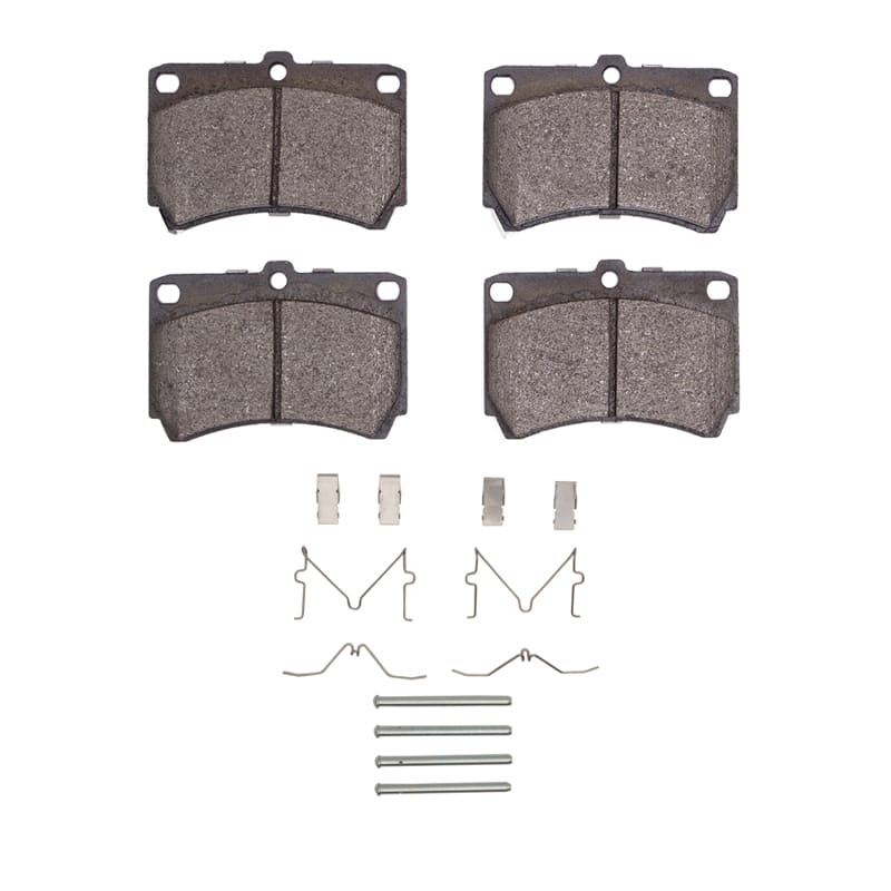 DFC — DFC 86-94 Mazda 323 Front 5000 Advanced Semi Metallic Brake Pads and Hardware Kit
DFC Brake Pad Set