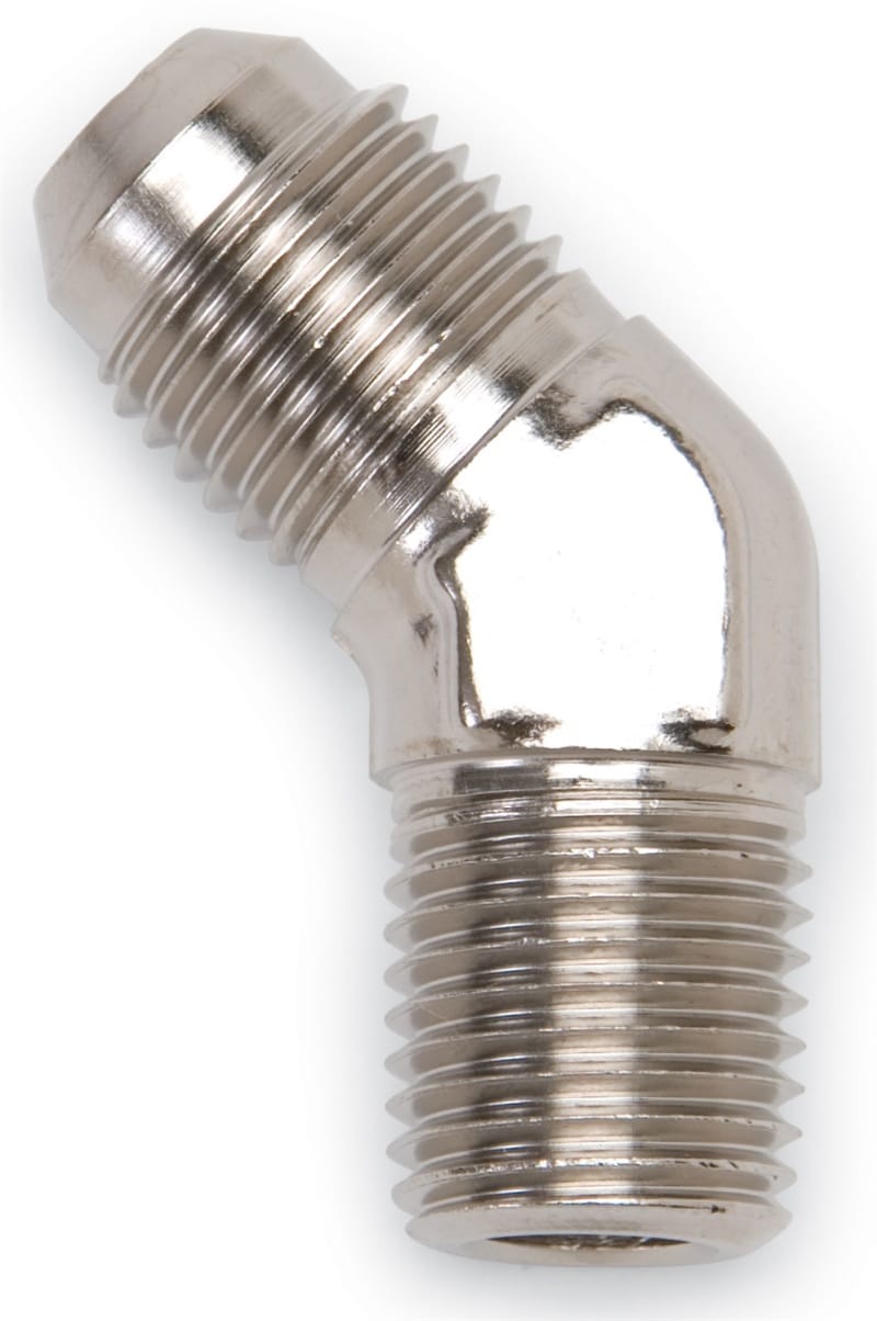 Russell — Russell Performance -6 AN to 1/8in NPT 45 Degree Flare to Pipe Adapter
Adapter Fitting