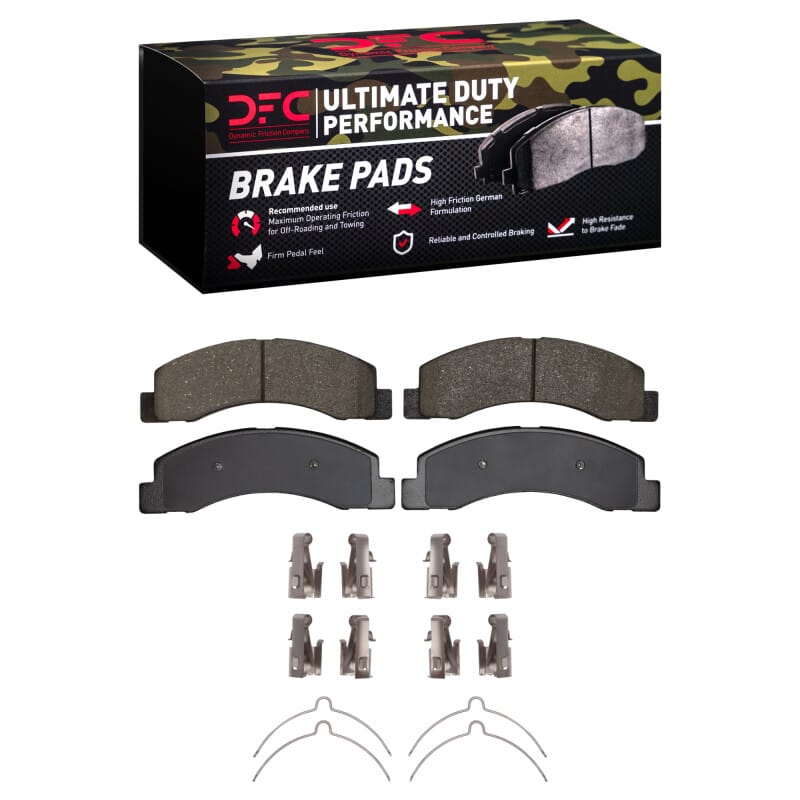 DFC — DFC 99-05 Ford F-250 4WD (Super Duty) Front Ultimate Duty Performance Brake Pads and Hardware Kit
DFC Brake Pad Set