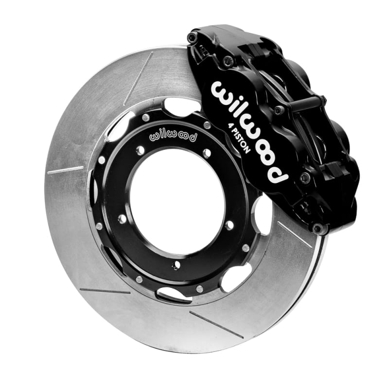 Wilwood — Wilwood 69-89 Porsche 911 Front Superlite Brake Kit 3.5in MT Slotted Face - Black